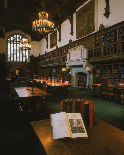 Folger Shakespeare Library's Old Reading Room, Washington, D.C. (photo: Julie Ainsworth)