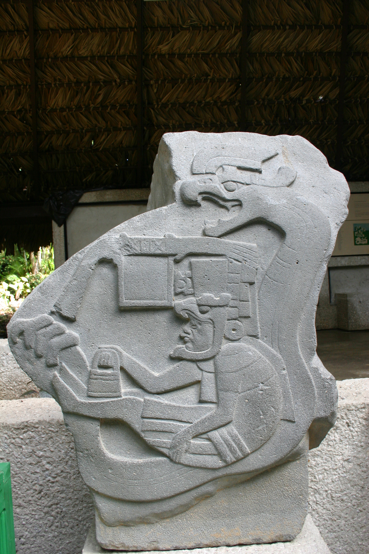 An example of Mesoamerican art.