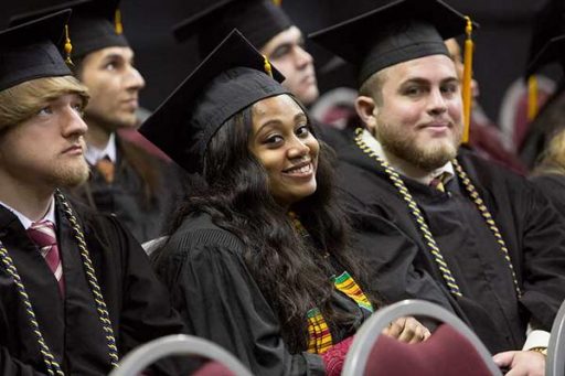 A smile is worth a thousand words at FSU commencement Saturday, April 30.