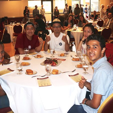 Florida State welcomed and celebrated students from around the world at the university’s first-ever International Student Dinner held Monday, Aug. 29, at the Oglesby Union Ballroom.