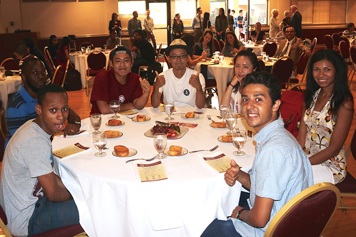 Florida State welcomed and celebrated students from around the world at the university’s first-ever International Student Dinner held Monday, Aug. 29, at the Oglesby Union Ballroom.