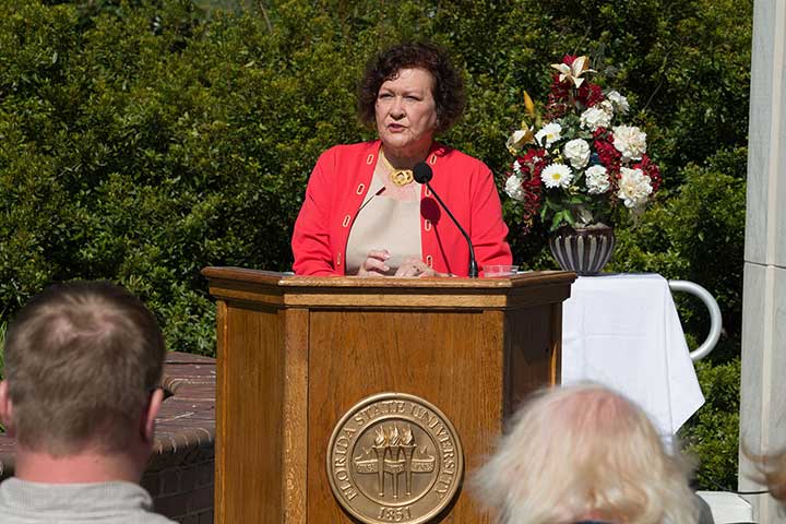Julia Zimmerman, dean of FSU Libraries.