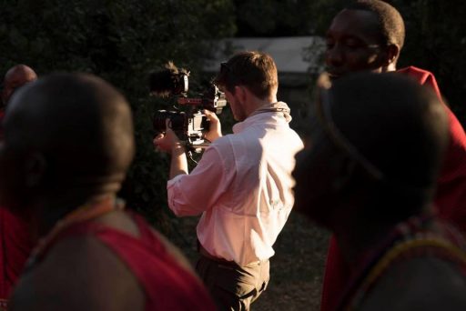 Bud Simpson captures a traditional Maasai song at Sentinel Mara Camp.