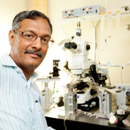 Sanjay Kumar, associate professor in the College of Medicine’s Department of Biomedical Sciences
