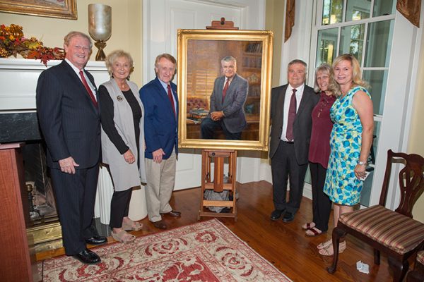 The unveiling of the presidential portrait of Eric Barron Tuesday, Oct. 4.
