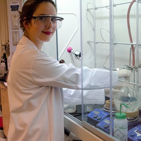 Alexandra Barth participated in the competitive nine-week Research Experience for Undergraduates program funded by the National Science Foundation, where she and 10 other students were able to conduct advanced material science research at MIT.