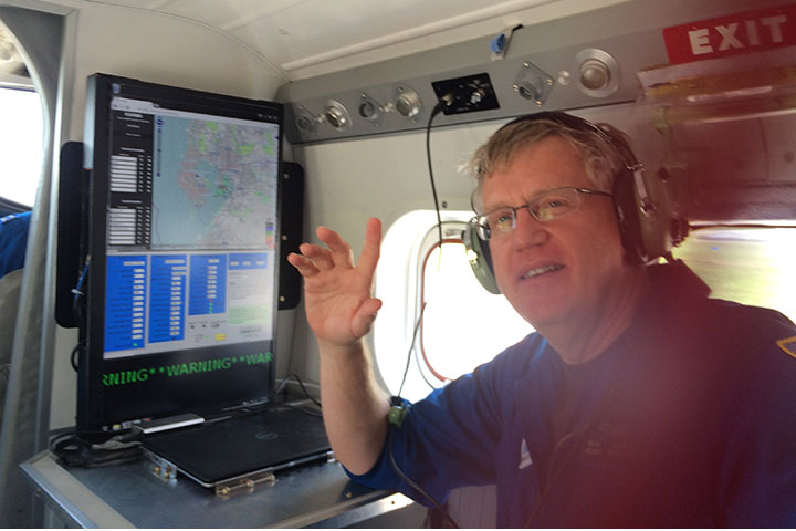 Rich Henning, FSU alumnus and hurricane hunter.