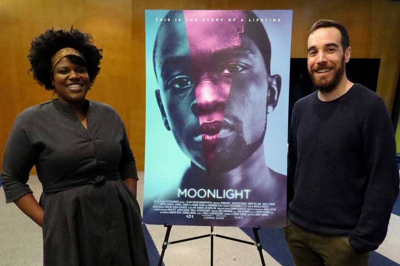 Joi McMillon and Nat Sanders are nominated for an Oscar in film editing for "Moonlight."