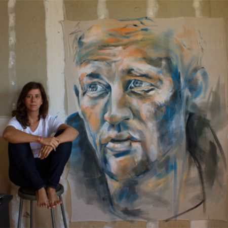 Mikaela Sheldt is an accomplished artist, photographer and poet who inspired the 2014 Artists and Autism exhibition. Mikaela’s large portraits are intimate portrayals of emotional states. Her close studies of people’s visages and feelings impart humanity’s wonder, yearnings and vulnerability.