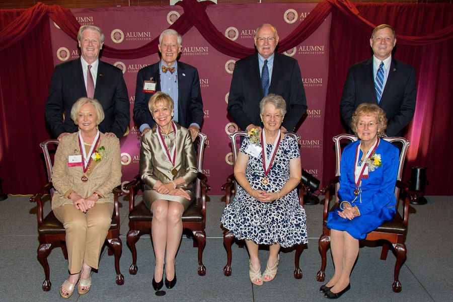 The Circle of Gold honored the FSU First Ladies at a dinner April 12, 2017. Four of seven FSU First Ladies attended the event: Mrs. Jean Thrasher, Patsy Palmer, Marilyn Kay Lick and Shirley Ann Slade Marshall.