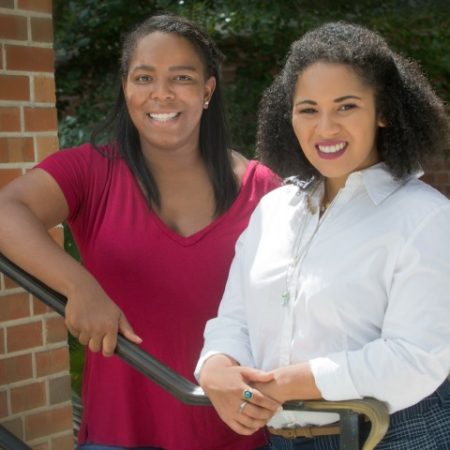 (Left to Right) Sharlie Goodson and Raven Jordan, FSU grads working for Teach for America.
