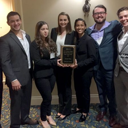 The Society for Advancement of Management (SAM) recognized Florida State’s chapter of SAM.