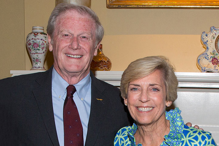 President John Thrasher and Vice President for Student Affairs Mary Coburn.