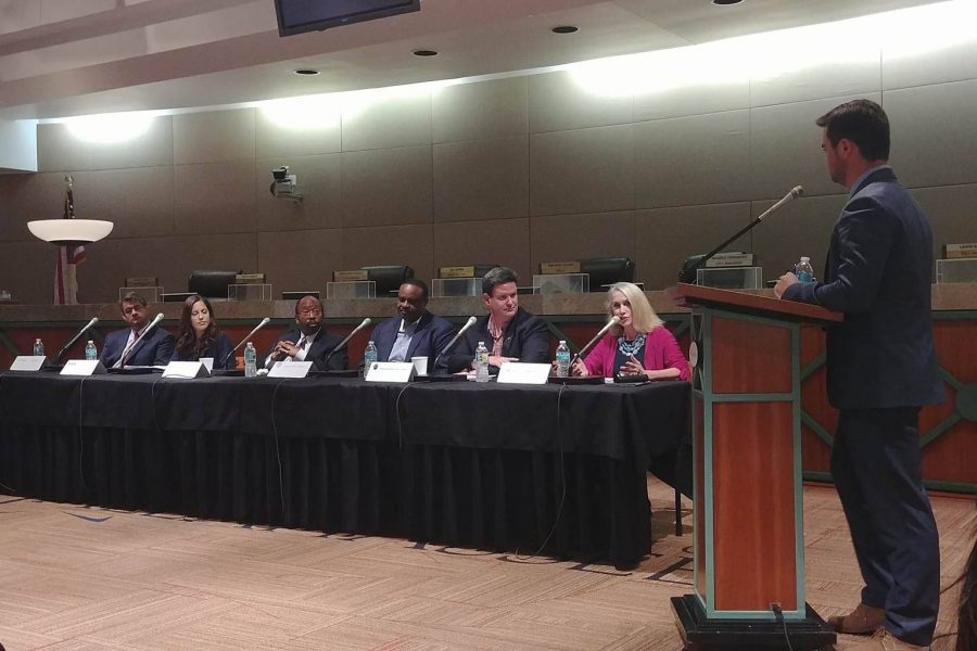 FSU Master of Applied American Politics and Policy students hosted a roundtable discussion July 21 with local, state and federal leaders to discuss opportunities for young professionals in the Capital City. (Photo by Allie Pass)