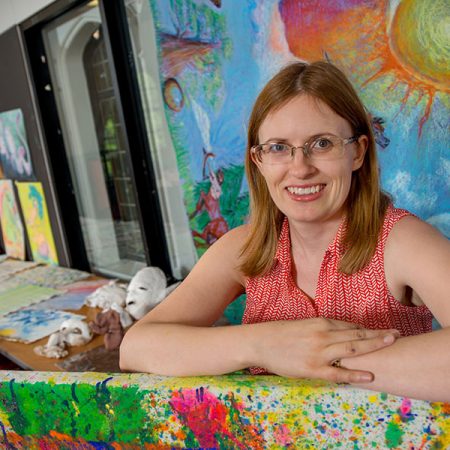 Theresa Van Lith, assistant professor of art therapy in FSU’s Department of Art Education (FSU Photography Services)