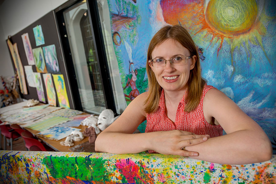 Theresa Van Lith, assistant professor of art therapy in FSU’s Department of Art Education (FSU Photography Services)
