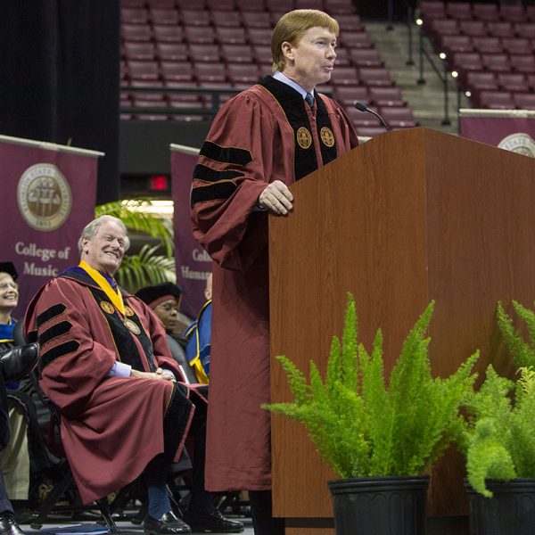 Adam Putnam, Commissioner of Agriculture, at New Student Convocation Aug. 27, 2017. (FSU Photography Services)