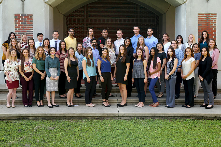 The first class of students in FSU's new School of Physician Assistant Practice.