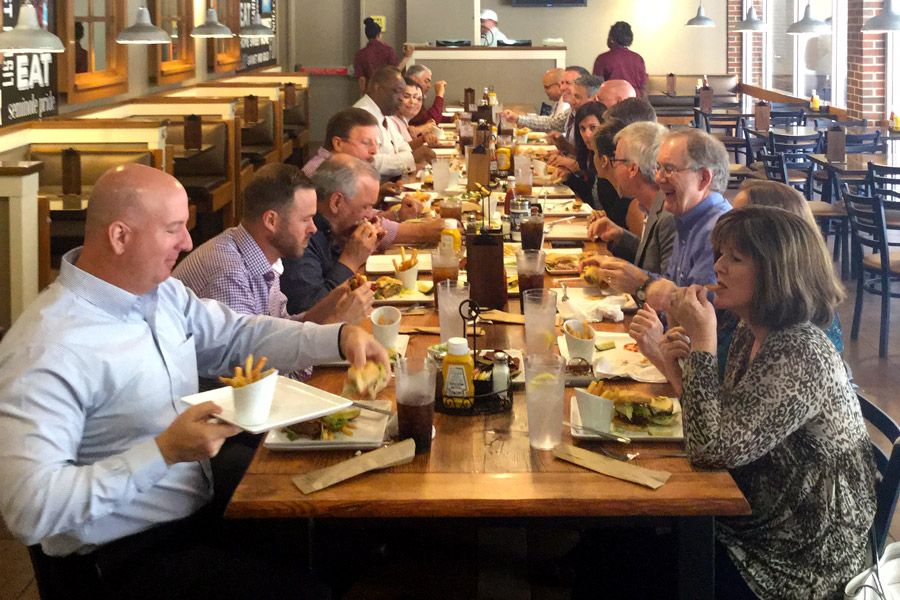 The Community Table is located at 75 N. Woodward Ave. in the Oglesby Union complex. The restaurant is named for its historic, 32-foot pine table that encourages a concept of community. (Photo: Seminole Dining)