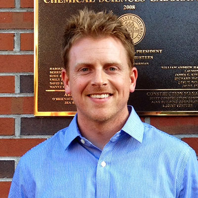 James Frederich, an assistant professor in the Department of Chemistry and Biochemistry