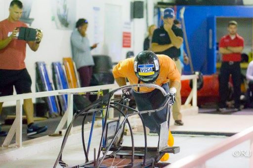 Williamson has performed well in all aspects of bobsledding in his introduction to the sport, but he's especially excelled in the "push test." It measures how fast an athlete can push a sled over a certain distance. (Photo: U.S. Olympic Committee)