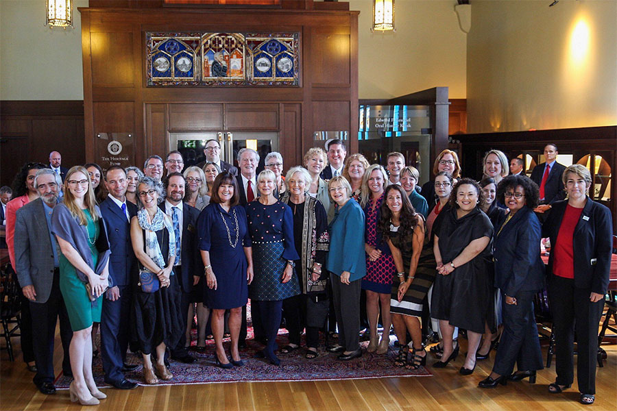Second Lady Karen Pence and invited guests at the announcement of her new initiative, Art Therapy: Healing with the HeART on Wednesday, Oct. 18, at Florida State University. (Florida Governor's Office)