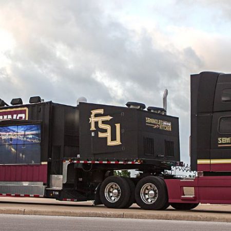 The Seminoles Cruising Kitchen is the largest custom-mobile kitchen in the United States.