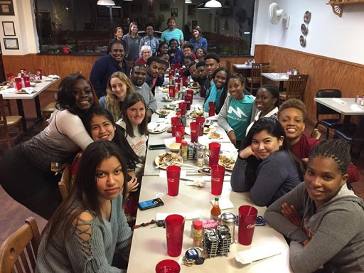 Students spent time together dining, going on campus tours, attending performances, engaging in team-building activities at the FSU Reservation and more. (Photo: Center for Global Engagement)