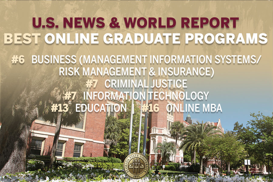 Fsu S Online Graduate Programs Shine In New U S News Rankings