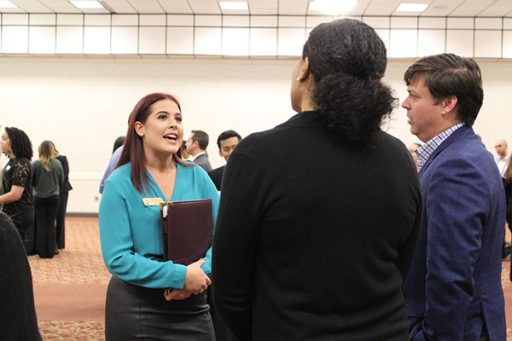 Alena at Seminole Success Night last night. (Photo: FSU Career Center)