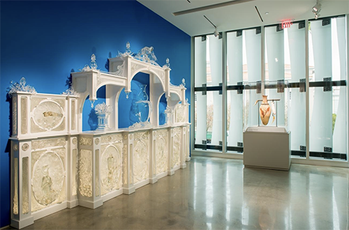 The majority of the glass displayed in the new pavilion comes as a gift from the Philip and Nancy Kotler Glass Collection and the Warren J. and Margot E. Coville Glass Collection. (Photo Credit: The Ringling)