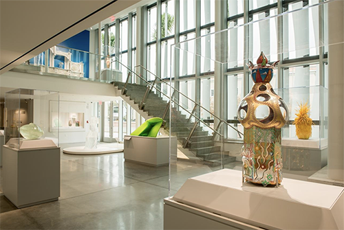 Approximately 45 works of modern and contemporary glass art from five continents will be on display inside the pavilion. (Photo Credit: The Ringling)