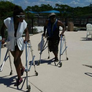 Past scholarship winners enjoying their Rish Park vacations. (Photo: Florida Disabled Outdoor Association)
