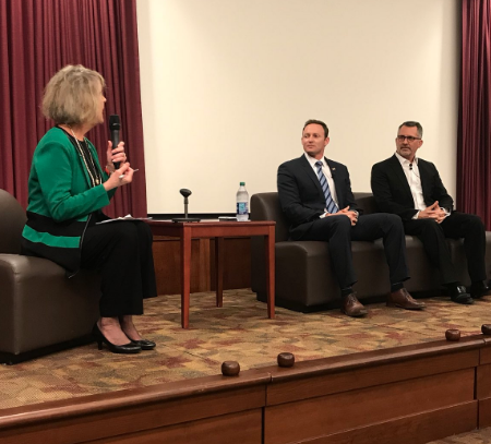 Congressmen Patrick Murphy (D-Florida) and David Jolly (R-Florida) joined the Power of WE and The Village Square for the third installment of the Power of WE’s Shared Spaces Series Feb. 13.