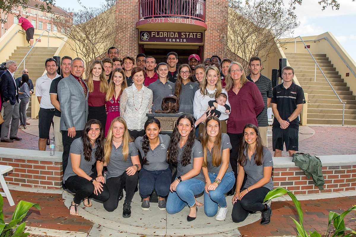 Florida State University unveiled a new memorial in honor of U.S. Navy war hero Scott Speicher, a 1980 FSU alumnus.