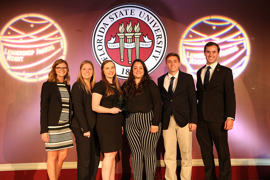 Florida State University students, employees and organizations gathered April 10 for the university’s annual Leadership Awards Night. (Photo: Division of Student Affairs)
