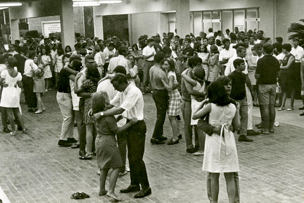 Outdoor dance at Oglesby Union circa 1960s