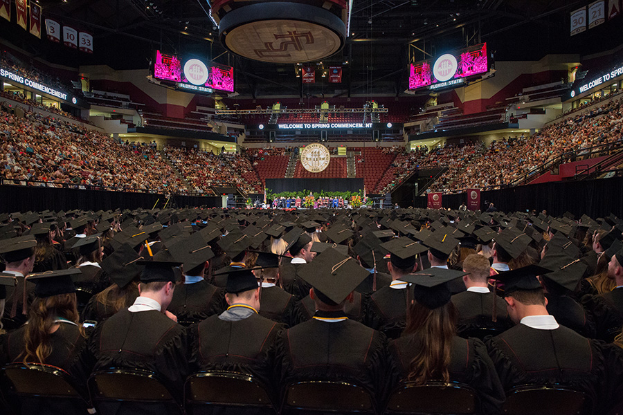 FSU Spring Commencement 2018 Friday night ceremony. (FSU Photography Services)