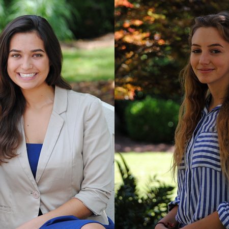 FSU rising juniors Jennifer Magi and Anna Wuest received the Ernest F. Hollings Undergraduate Scholarship from the National Ocean and Atmospheric Administration (NOAA).