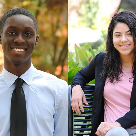 FSU rising sophomores Brian Brown and Ashley Rosado will study at the University of Bristol through the Fulbright UK Summer Institutes program.