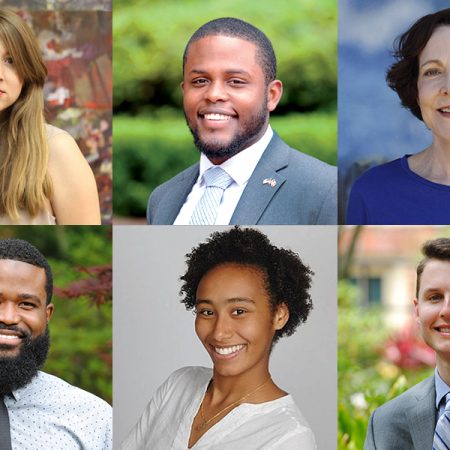 FSU’s 2018-2019 recipients of Fulbright U.S. Student awards. Top row (from left): Christina Klein, Brian Menard and Jan-Ruth Mills. Bottom row (from left): Joshua Scriven, Mackenzie Teek and Austin Wyant. (Photo: Office of National Fellowships)