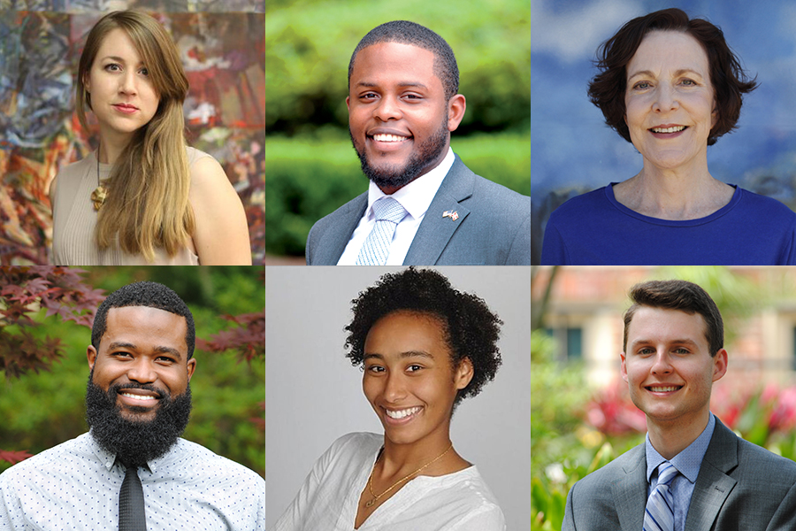 FSU’s 2018-2019 recipients of Fulbright U.S. Student awards. Top row (from left): Christina Klein, Brian Menard and Jan-Ruth Mills. Bottom row (from left): Joshua Scriven, Mackenzie Teek and Austin Wyant. (Photo: Office of National Fellowships)