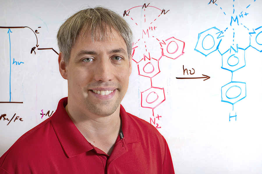 Kenneth Hanson, assistant professor of chemistry and biochemistry.