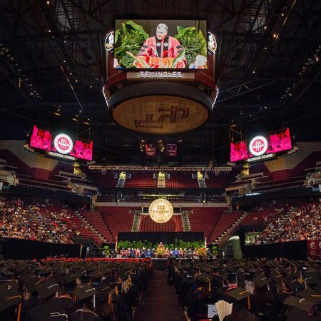 Florida State University will hold commencement ceremonies on Dec. 14 and Dec. 15 at the Donald L. Tucker Civic Center. (FSU Photography Services)