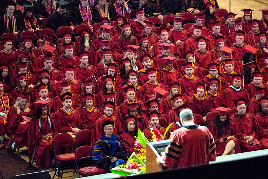 Florida State University will hold commencement ceremonies on Dec. 14 and Dec. 15 at the Donald L. Tucker Civic Center. (FSU Photography Services)