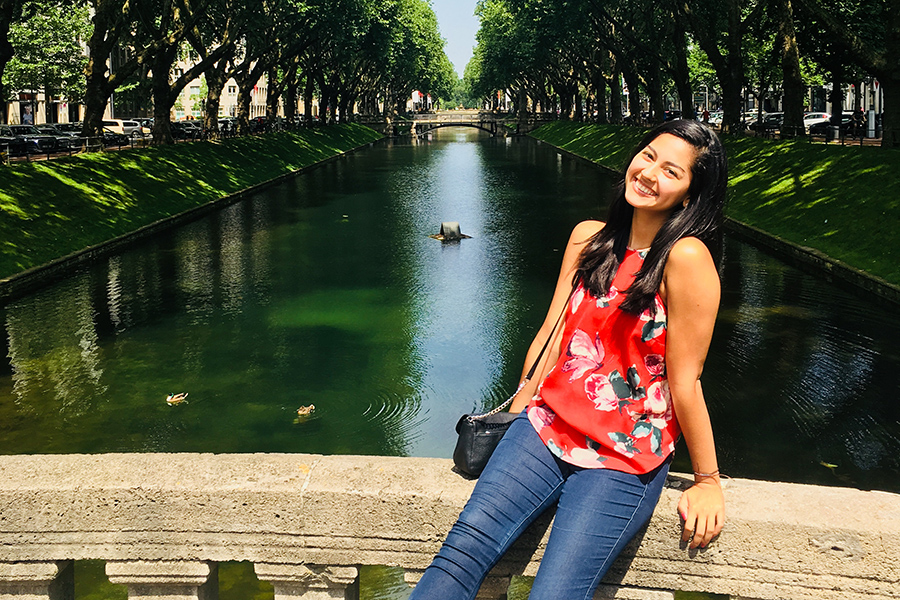 â€œAs a student at the University of Wuppertal, you receive a free transport pass which allows you to travel by bus and train.  Therefore, traveling around Wuppertal is super easy!  - Andrea Montoya-Garcia