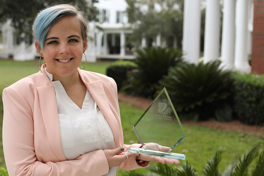 Laurel Tallent, FSU law student and FSU ALDF president