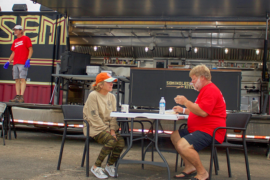 The Seminoles Cruising Kitchen is assisting hurricane relief efforts in Tallahassee. (Photo: Bayard Stern)