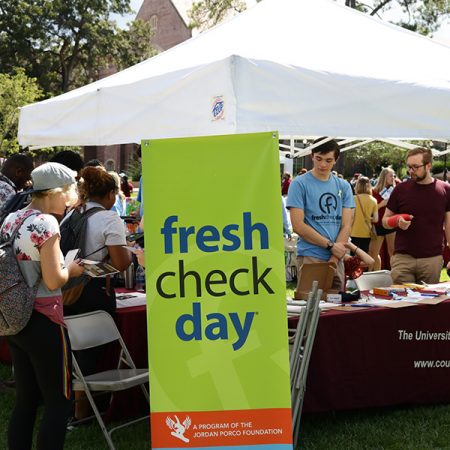 Florida State University hosted Fresh Check Day Friday, Sept. 28, on Landis Green, to raise awareness on mental health and suicide prevention.