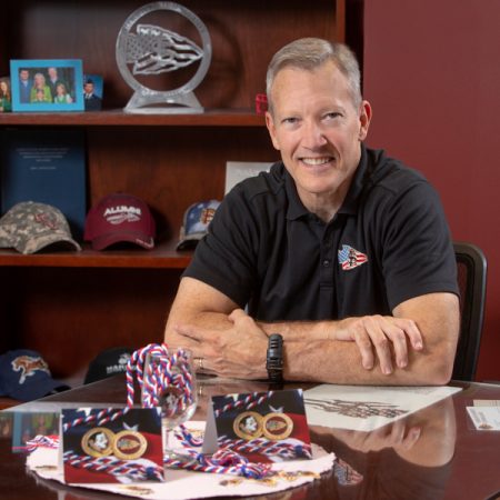 William "Billy" Francis, director of FSU's Student Veterans Center, is dedicated to helping veterans thrive at Florida State. "We want to be a national beacon of veteran support and success. We want to empower veterans." (FSU Photography Services)